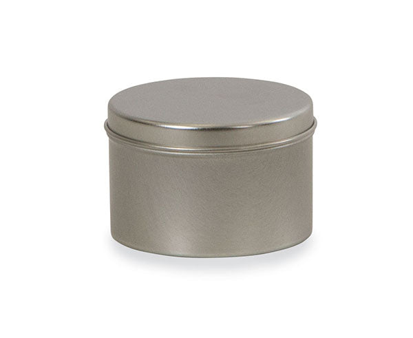 Round metal container from the 12-24 rack screws and washers set against a white background
