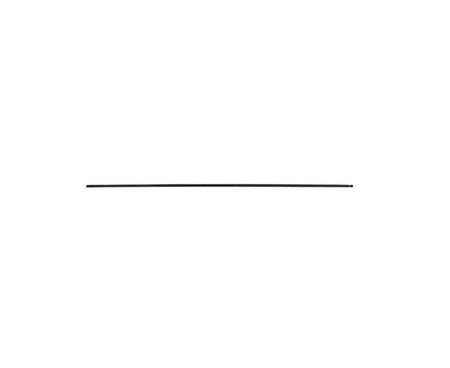 Side profile of a 4U rack spacer blank against a white background