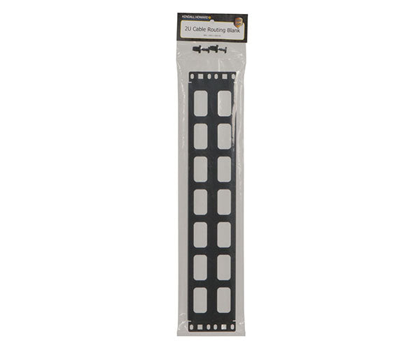 Packaging view of the 2U Cable Routing Blank