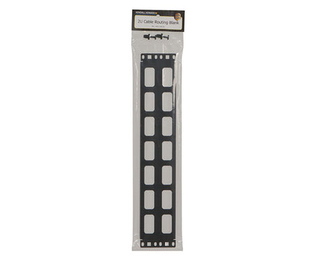 Packaging view of the 2U Cable Routing Blank