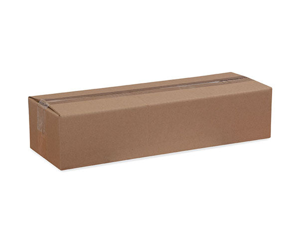 Packaging of the 2U finger duct cable manager in a brown box