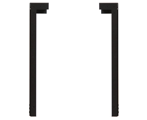 Angled view of the 8U Wall Mount Rack with its sturdy support legs