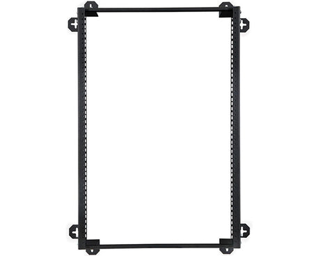 Detail of the support bars on the 16U V-Line Wall Mount Rack