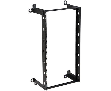 21U V-Line Wall Mount Rack showing wall mounts