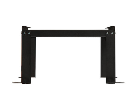 Angled view showing the legs of the 21U V-Line Wall Mount Rack