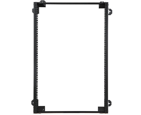 16U V-Line Wall Mount Rack against a white backdrop for contrast