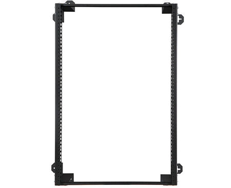16U V-Line Wall Mount Rack against a white backdrop for contrast