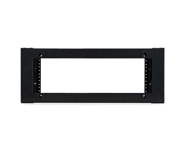 4U Pivot Frame Wall Mount Rack against a white wall