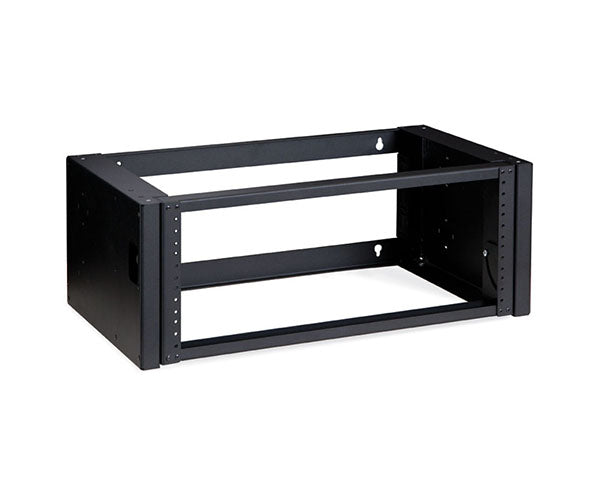 Close-up of the 4U Pivot Frame Wall Mount Rack's frame feature