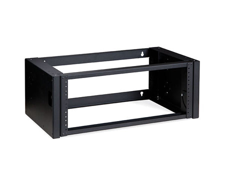 Close-up of the 4U Pivot Frame Wall Mount Rack's frame feature