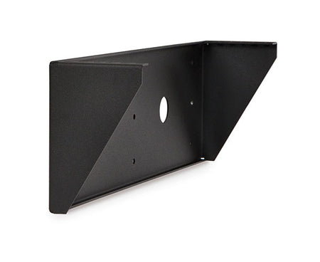 Detail of the 2U Cage Nut V-Rack's single hole designed for mounting small equipment