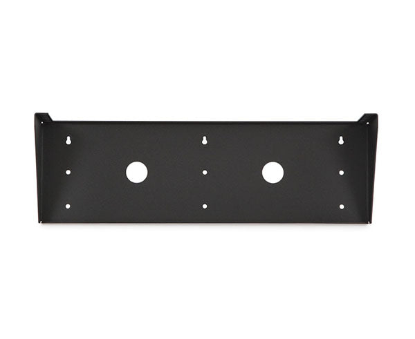 Angled view of the 2U Cage Nut V-Rack showing the dual hole configuration