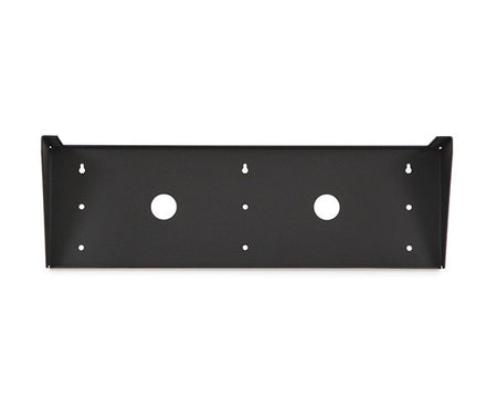 Angled view of the 2U Cage Nut V-Rack showing the dual hole configuration