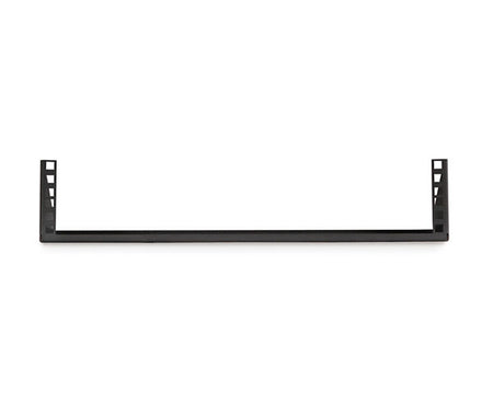 Front view of the 2U Cage Nut V-Rack with dual mounting holes