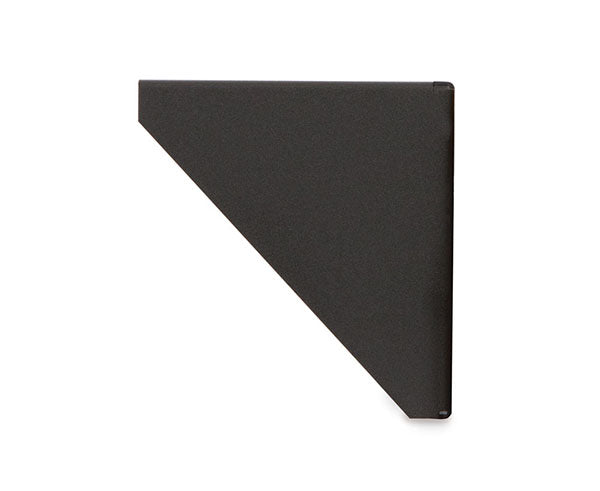 Angled view of a 3U Cage Nut V-Rack on a white background