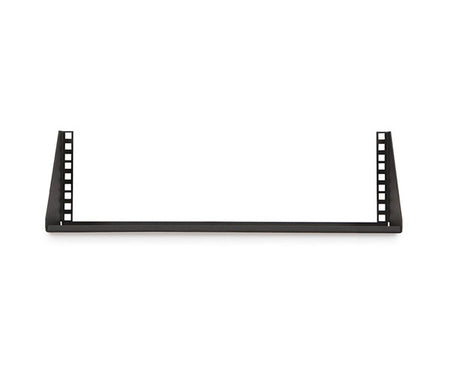 Rear view of the 3U Cage Nut V-Rack with multiple mounting points