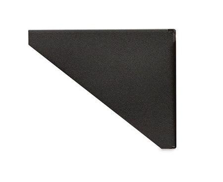 Top-down view of the 4U Cage Nut V-Rack's triangular design on a white surface