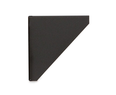 Angled view of a 3U 10-32 Tapped V-Rack against a white background