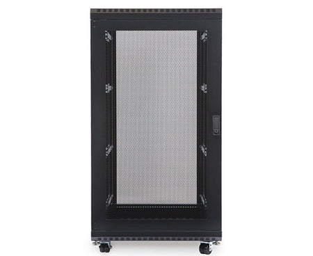 22U LINIER Server Cabinet featuring a vented front door for visible monitoring