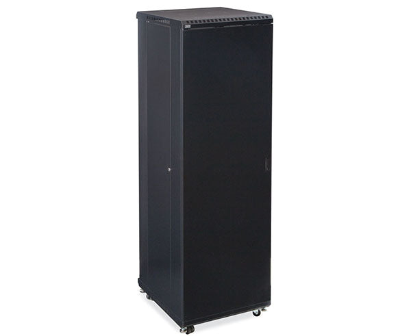 42U LINIER® Server Cabinet - Solid/Vented Doors - 24" Depth