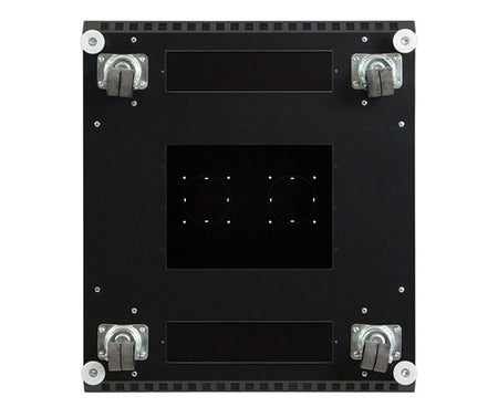 Detail of the bottom panel on the 37U LINIER server cabinet