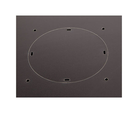 Cable entry panel on the 15U LINIER Swing-Out Wall Mount Cabinet