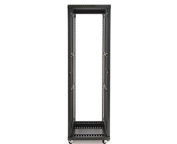 42U LINIER server cabinet frame with an open shelf configuration