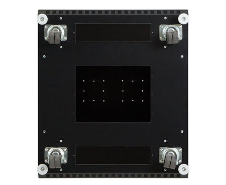 Detail of the 37U LINIER server cabinet's bottom panel