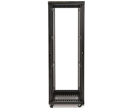 37U LINIER server rack with a single shelf and mobility casters