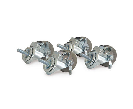 Group of four caster wheels for LAN Station Caster Kit upgrade