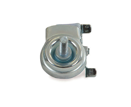 Single locking caster wheel for LAN station corner kit against white