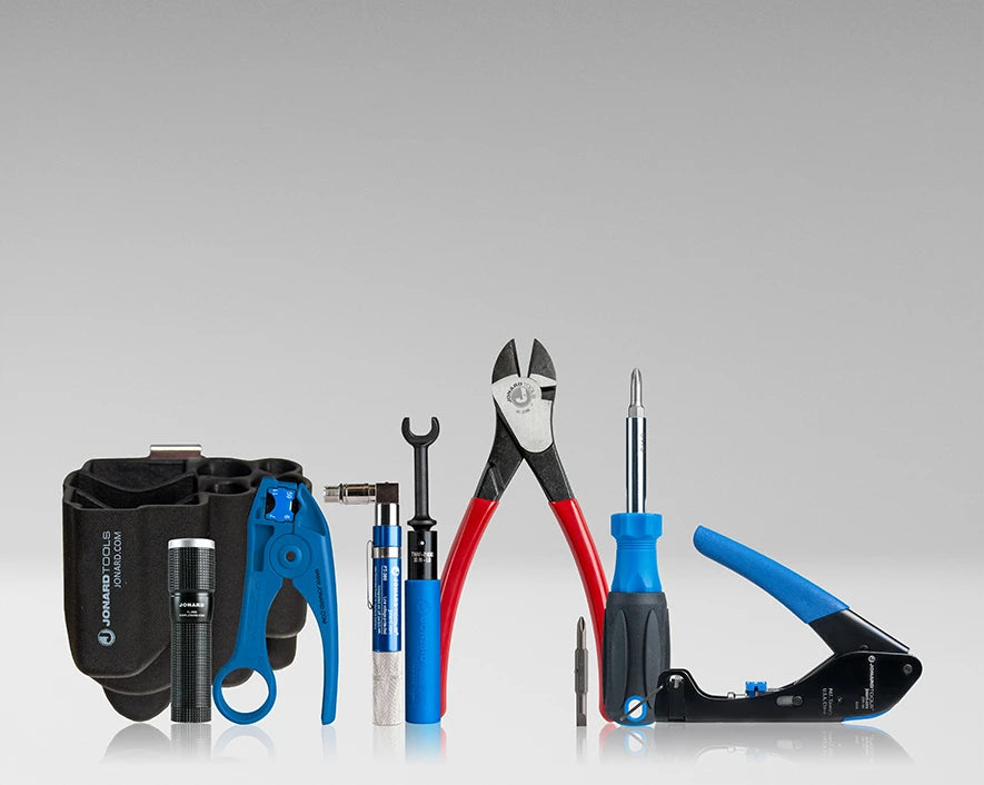 COAX Tool Kit with 360° Compression Tool and 7/16" Torque Wrench