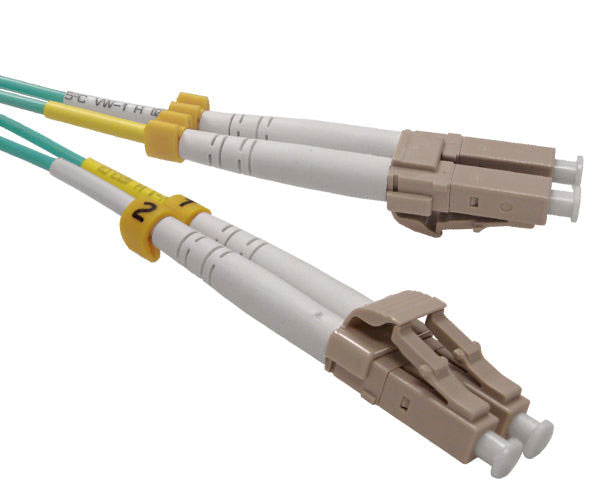 Fibre Patch Cable, 10 G Gigabit Câbles De Fibre Optique Avec Lc Vers Lc Multimode Om3 Duplex 50 Fibre Patch Cable, 10 G Gigabit Câbles De Fibre Optique Avec Lc Vers Lc Multimode Om3 Duplex 50