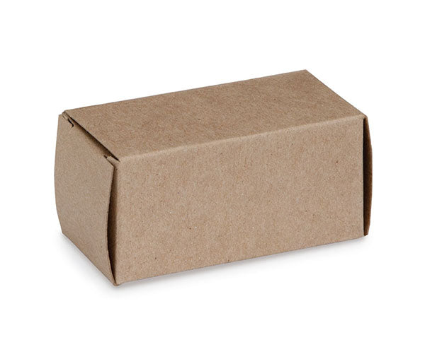 Packaging of the 1U Universal Wire Minder in a brown cardboard box