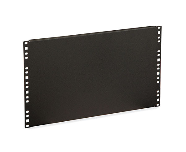 6U black metal spacer blank for server rack with mounting holes