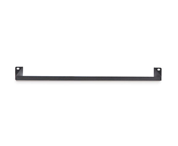 1U 12" Component Shelf with an integrated handle for easy installation