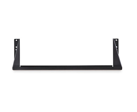 Black 3U 16" Component Shelf with metal brackets for mounting
