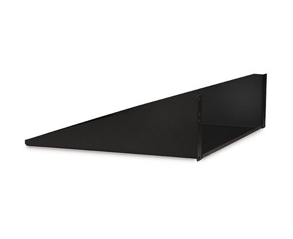 Side view of the 3U 16" Component Shelf in black