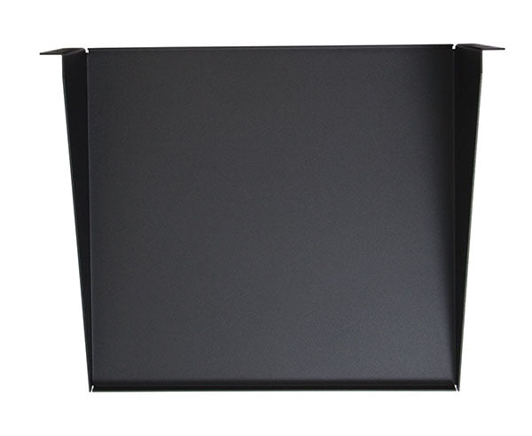 3U 16" Component Shelf in black against a white background