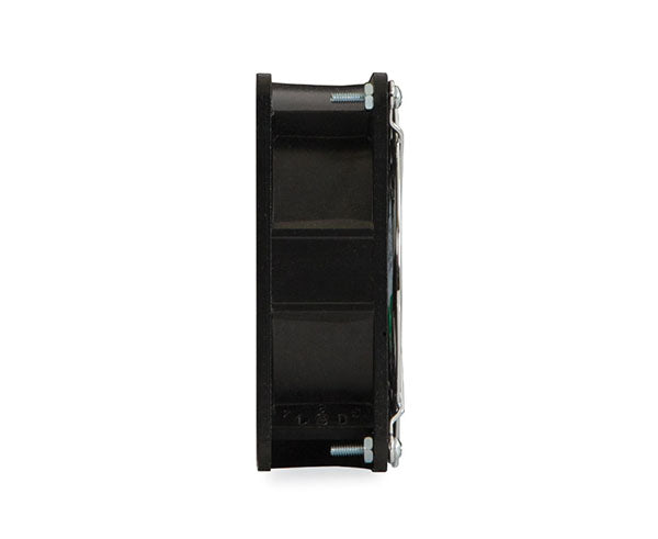 Black enclosure of High Speed Rack Fan Kit on a white background