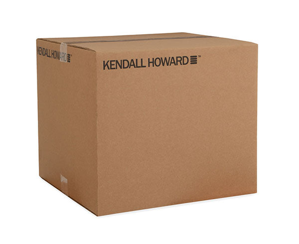 Packaging box labeled Kendall Howard for an 8U Security Wall Mount Cabinet