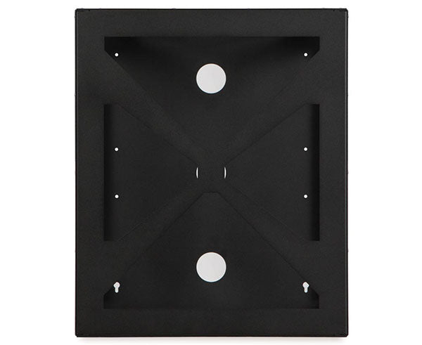 Wall mounting plate for the 12U Rack with pre-drilled installation holes