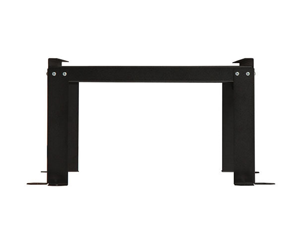 Top view of the 12U V-Line Wall Mount Rack with support legs