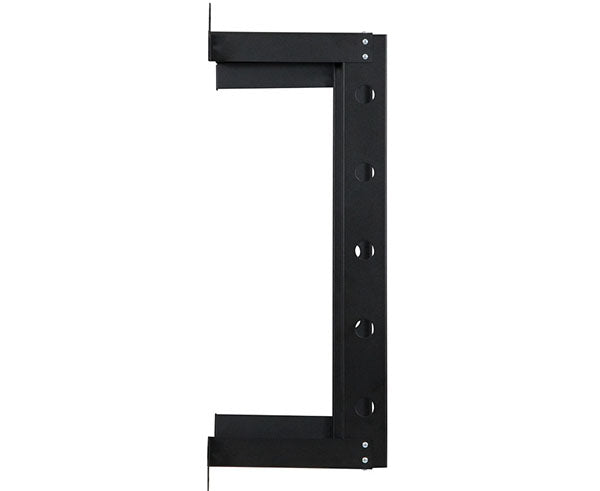 Side view of the 16U V-Line Wall Mount Rack showcasing the mounting slots