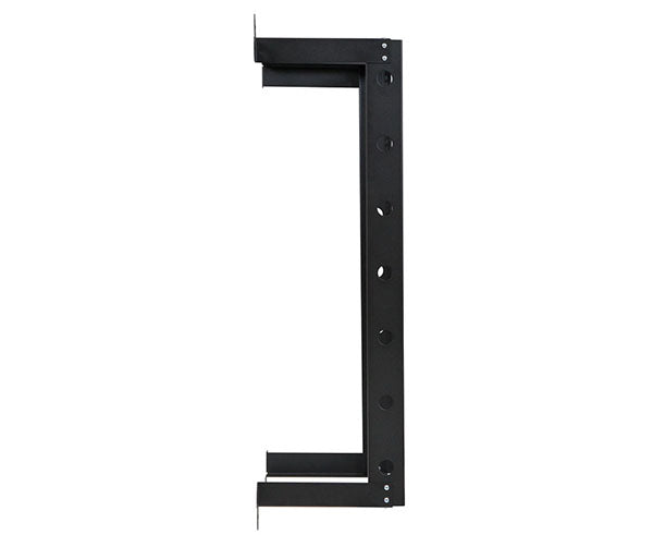 Top view of the 21U V-Line Wall Mount Rack highlighting the mounting holes