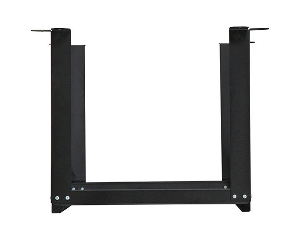 Two-legged base of the 16U V-Line Wall Mount Rack for stability