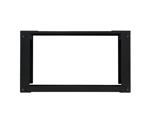 Angled view of 4U Pivot Frame Wall Mount Rack on a white background