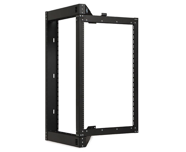 18U Phantom Class® Open Frame Swing-Out Rack against a white backdrop