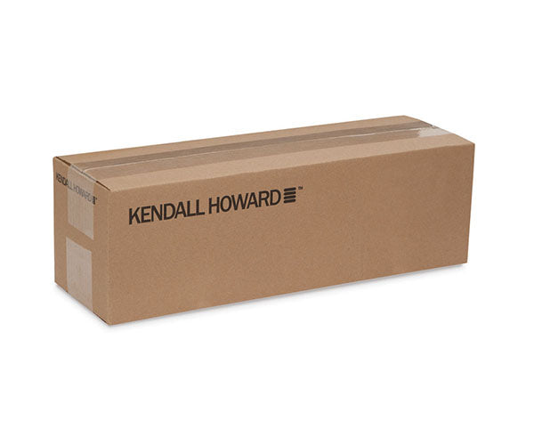 Packaging box for the 3U 10-32 Tapped V-Rack branded with Kendall Howard