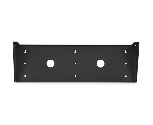 Side view of the 4U 10-32 Tapped V-Rack highlighting the mounting holes